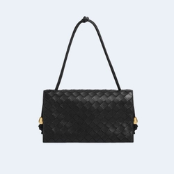 보테가 베네타 트리오 파우치 블랙